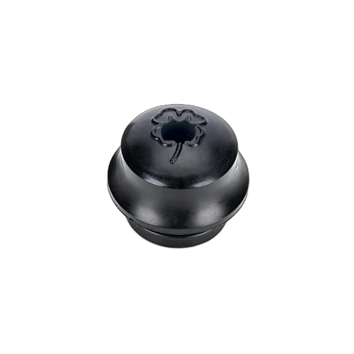 Black McDermott Rubber Bumper with Clover Logo and Centre Hole
