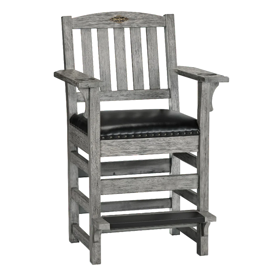 Brunswick Centennial Players Chair In Rustic Grey