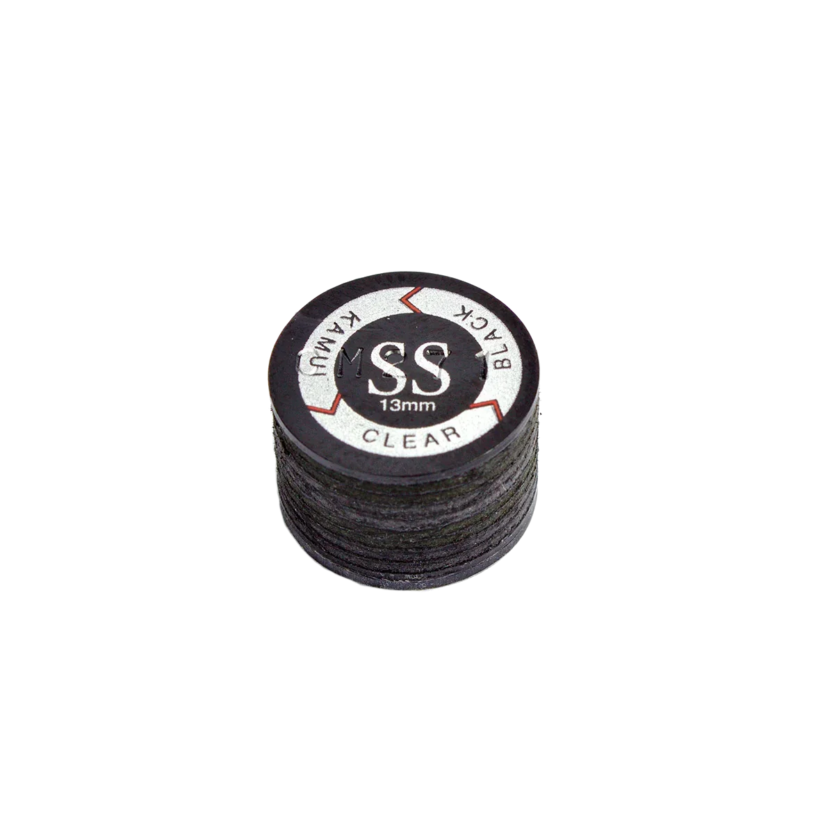 Kamui Clear Black Super Soft 13 mm Layered Cue Tip