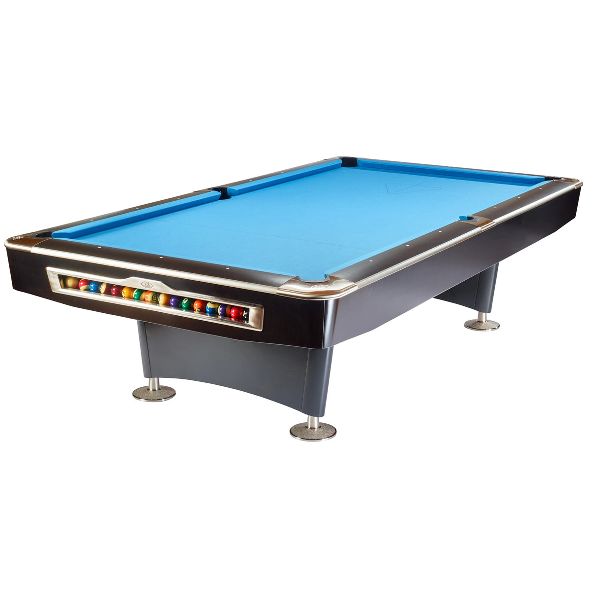 Olio 4809 8ft Matte Black Pool Table
