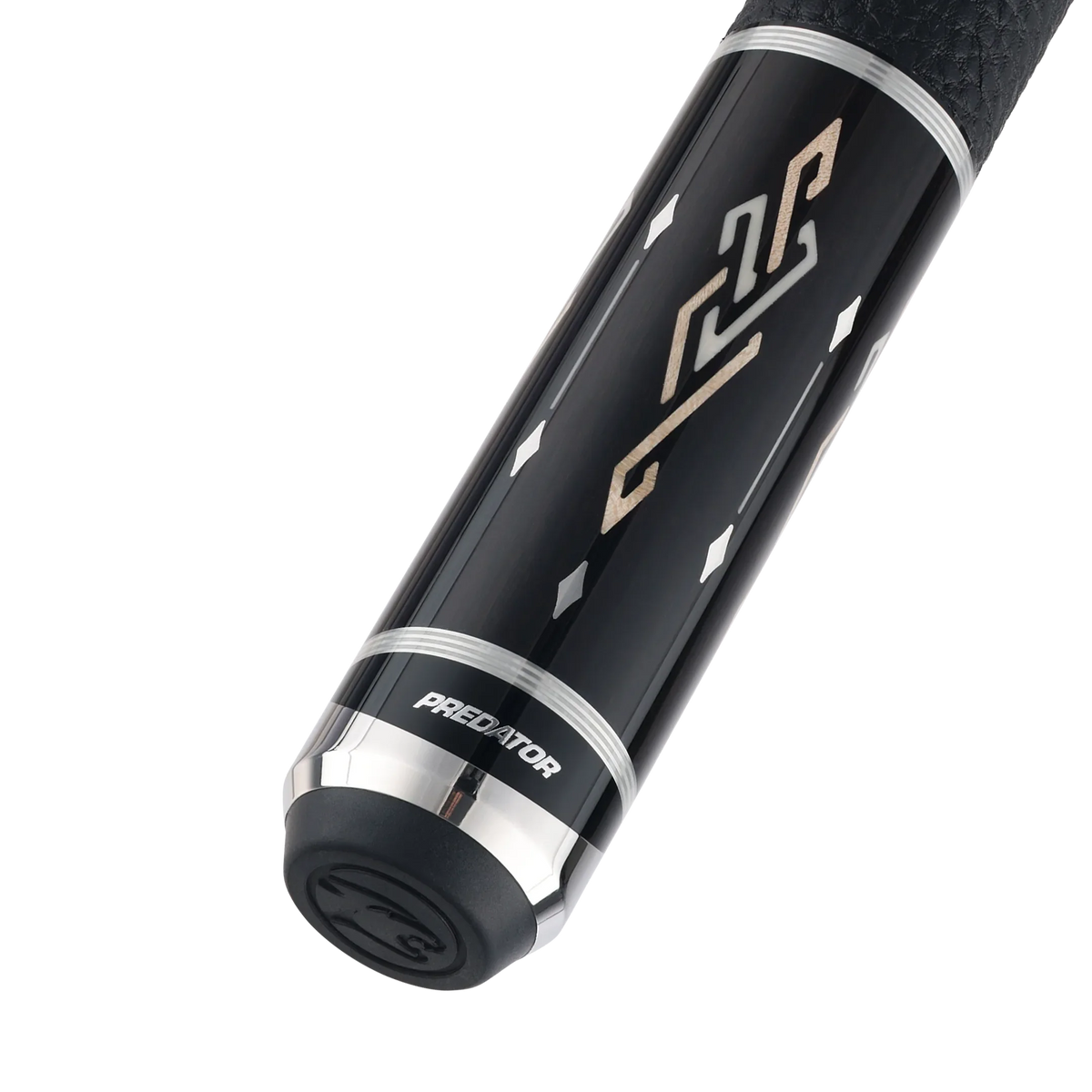 Blak5 1 Pool Cue Leather Wrap Butt With Predator Brand Mark