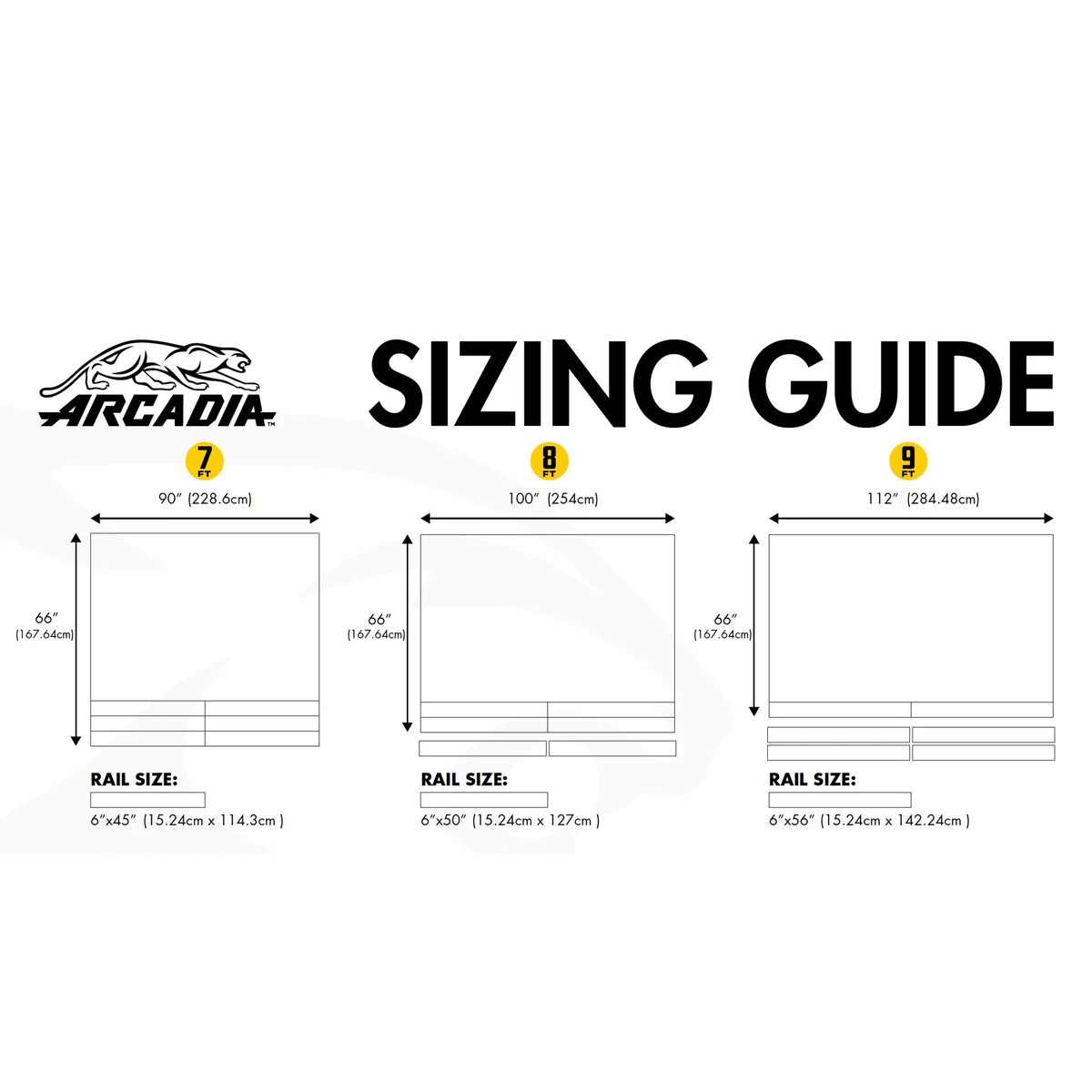 Predator Arcadia Reserve Billiard Table Felt Cloth Sizing Guide