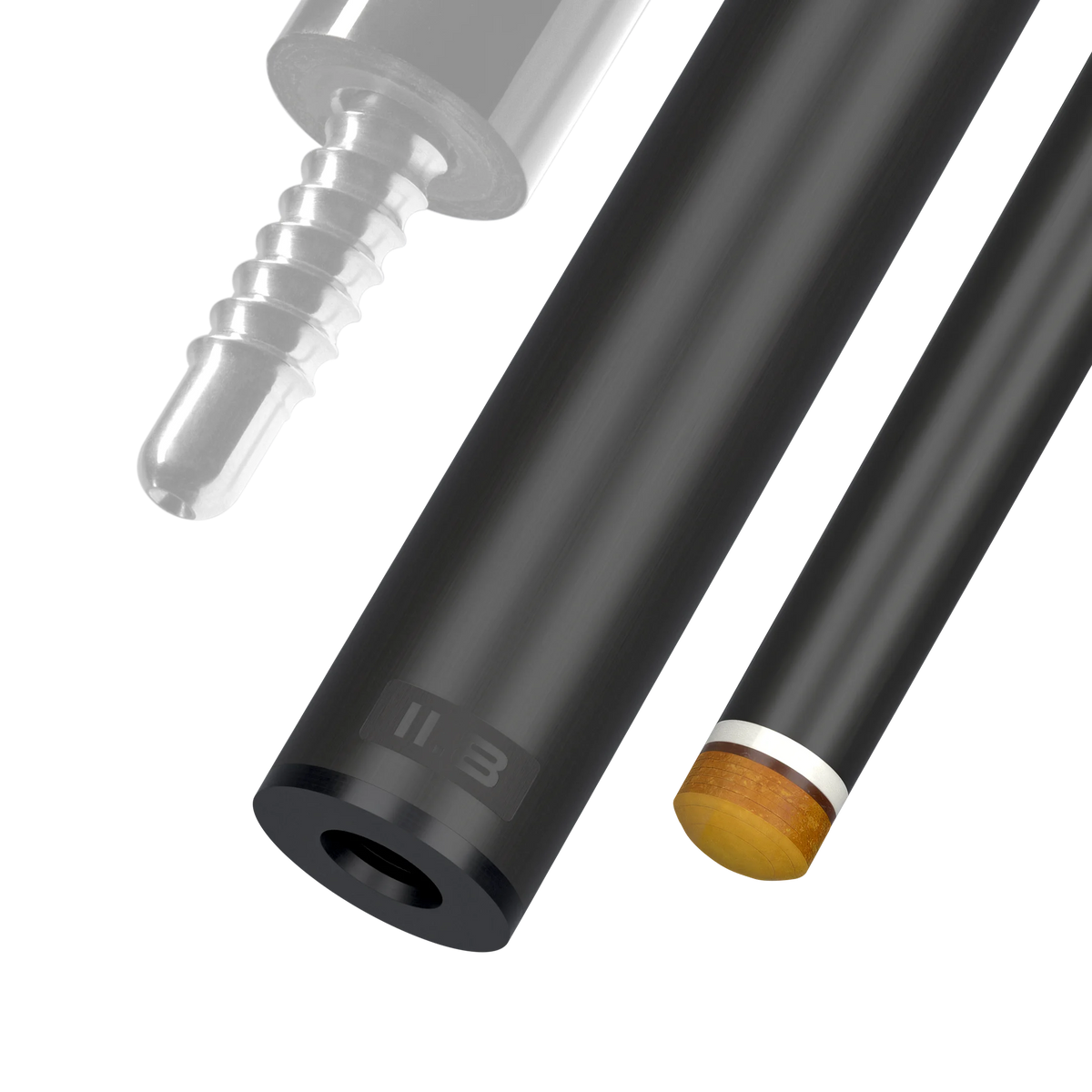 11.8 mm Radial Joint White Vault Plate REVO Carbon Fiber Pool Shaft