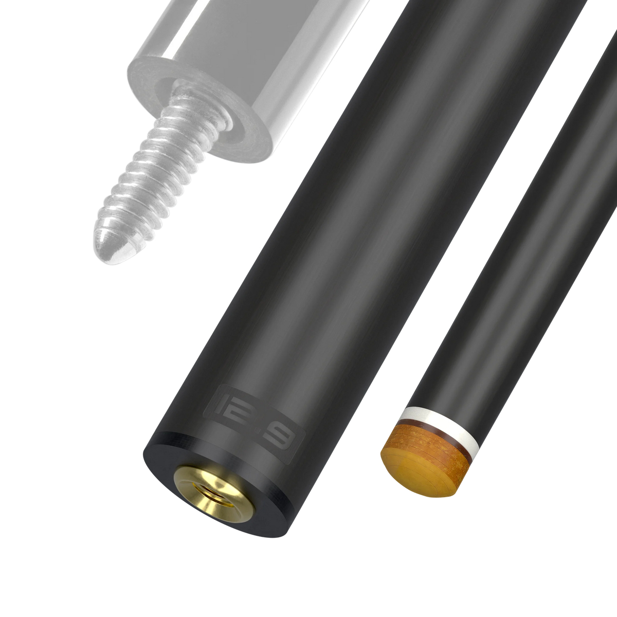 12.9 mm 5/16x14 Joint White Vault Plate REVO Carbon Fiber Pool Shaft