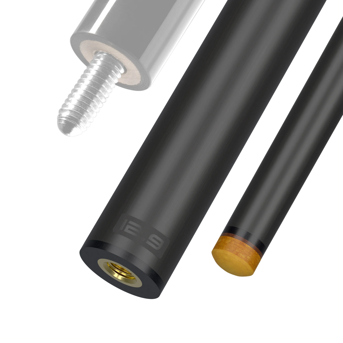 12.9 mm 5/16x18 Joint Black Vault Plate REVO Carbon Fiber Pool Shaft