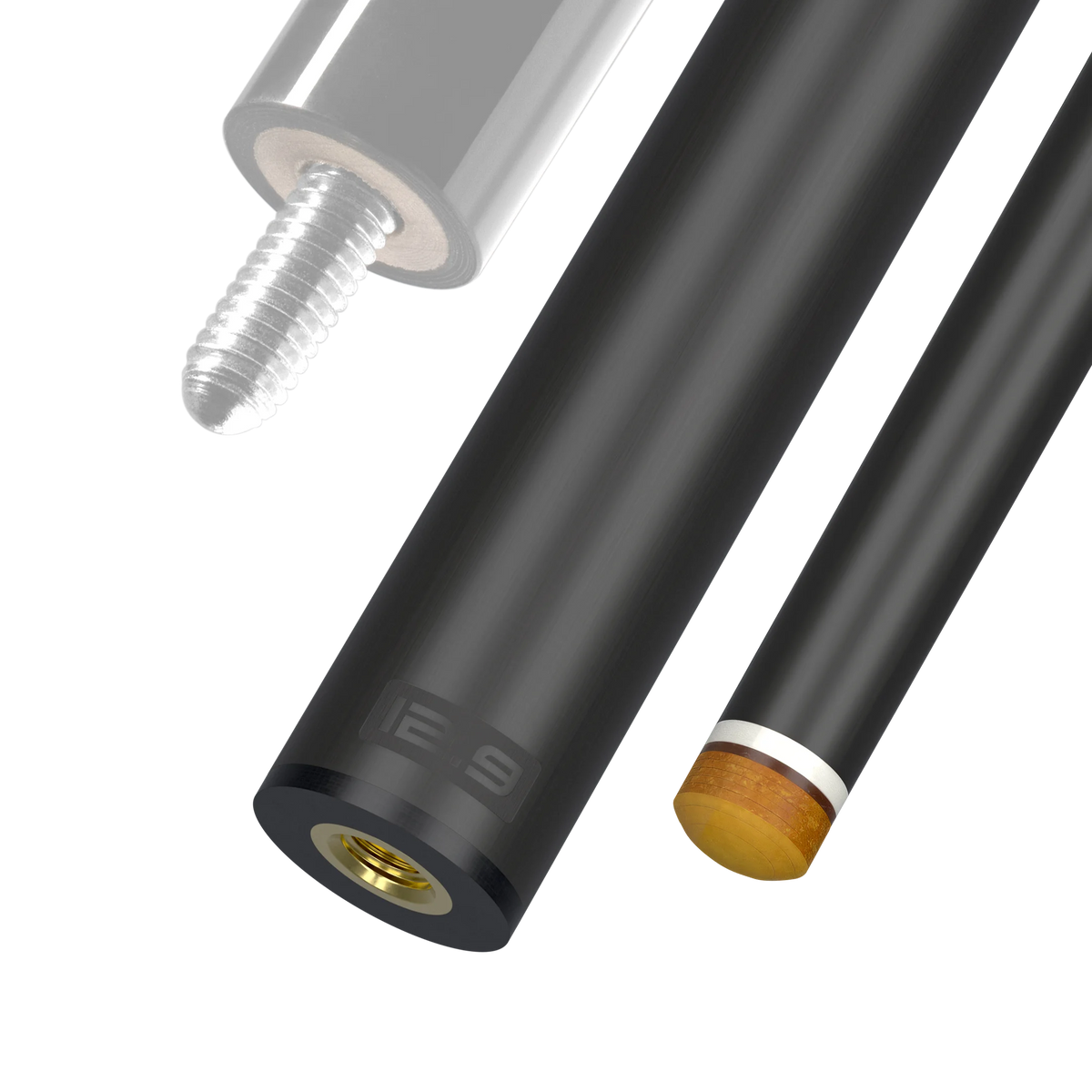 12.9 mm 5/16x18 Joint White Vault Plate REVO Carbon Fiber Pool Shaft