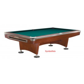 Brunswick pool table Gold Crown V Mahagony Nickel  9ft *used*