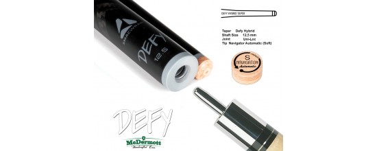 McDermott Queueoberteil DEFY 12,5 mm, Uni-Loc,   2