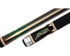 Pool Cue Predator Virtuoso Ebony/Green Pool Cue, 314-3 Shaft, Uni-Loc