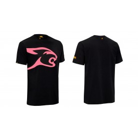 Predator Black T-Shirt Pink Cat Head M-XL  