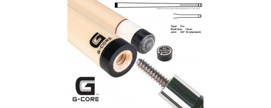 McDermott pool cue shaft G-Core 3/8x10 joint