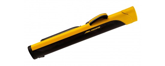 Predator Sport Black/Yellow Pool Cue Case, 2 Butts x 4 Shafts