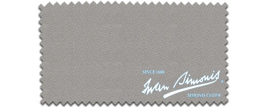 Billardtuch Simonis 860 165 cm Grau