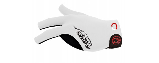 Billiard Glove Predator Second Skin Jasmin Ouschan Signature, White, XXS-XXL, left hand