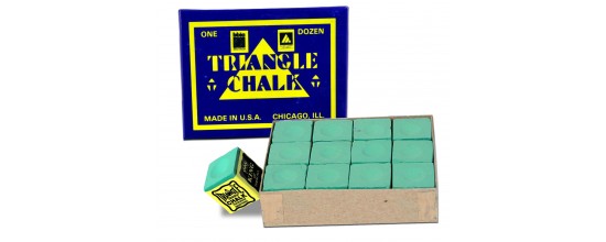 Triangle Chalk Green 12pcs.