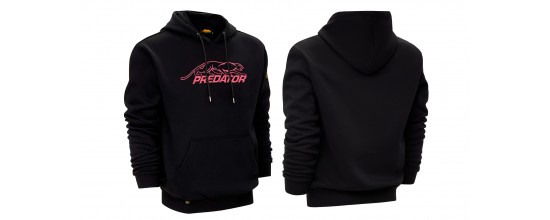 Predator Black with Pink Cat Hoodie M-XL