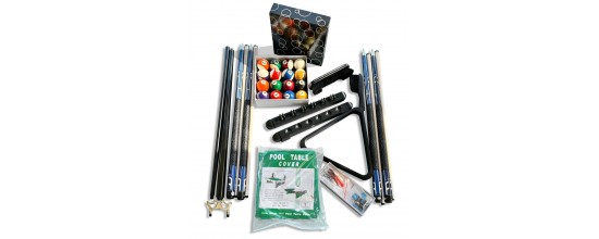 Basic equipment set Pool-Billiard  Cyber ​​Black  DeLuxe 