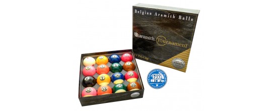 Poollball-Set Aramith Tournament TV Pro Cup 57,2mm