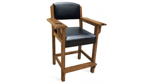 Brunswick Traditional Players Chair Rustic Dark Brown