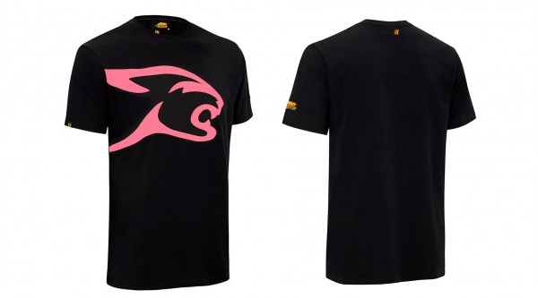 Predator Black T-Shirt Pink Cat Head M-XL  