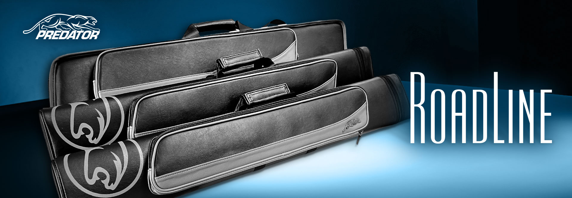 Banner Pred Roadline Black Grey Pool Cue Cases