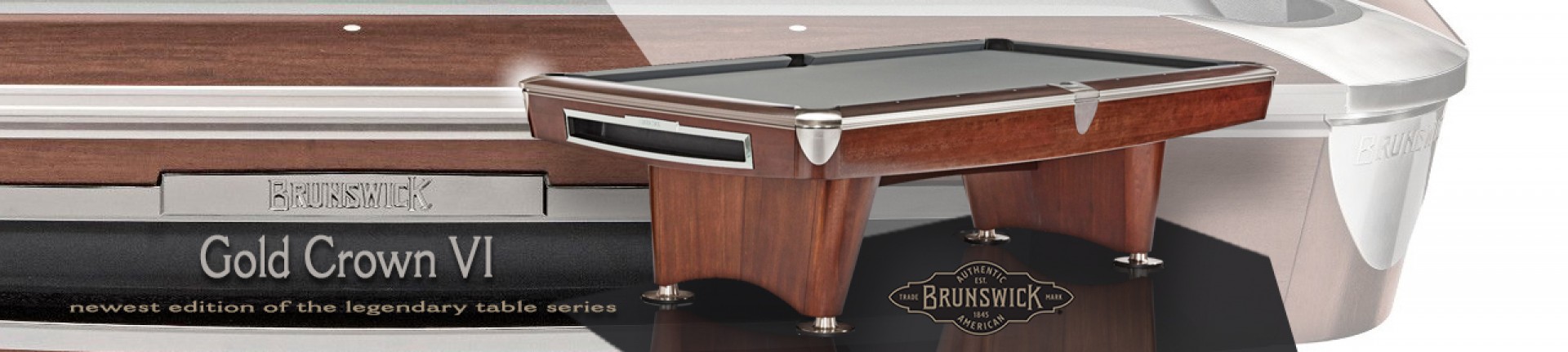 teaser brunswick golcrown VI pool table DE