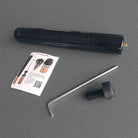 Joss QR 6 Inch (15.2 Cm) Quick-Release Cue Extension In Glossy Black With A Gold Joss Branding