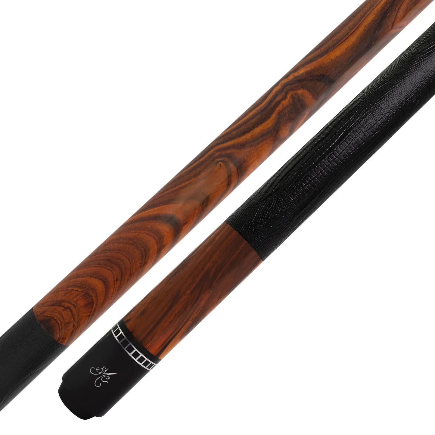 Meucci Exotic Wood Cocobolo Pool Cue Forearm and Butt