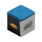 Blue, Gray, And Black Chalk Cube With 'Predator Crest'