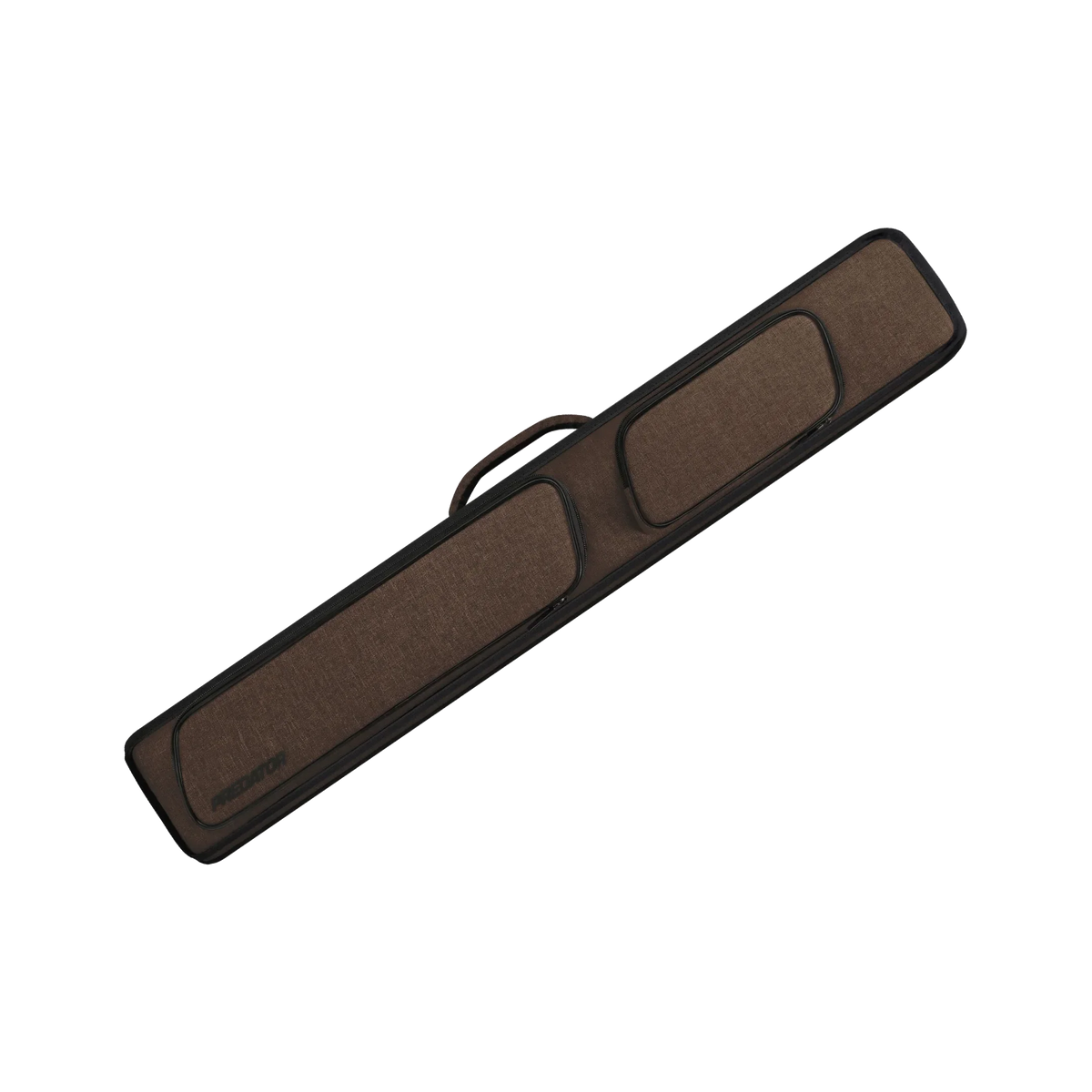 Metro Brown 3x5 Hard Pool Cue Case Angled