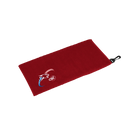 CSI red towel with red, white, and blue cat head