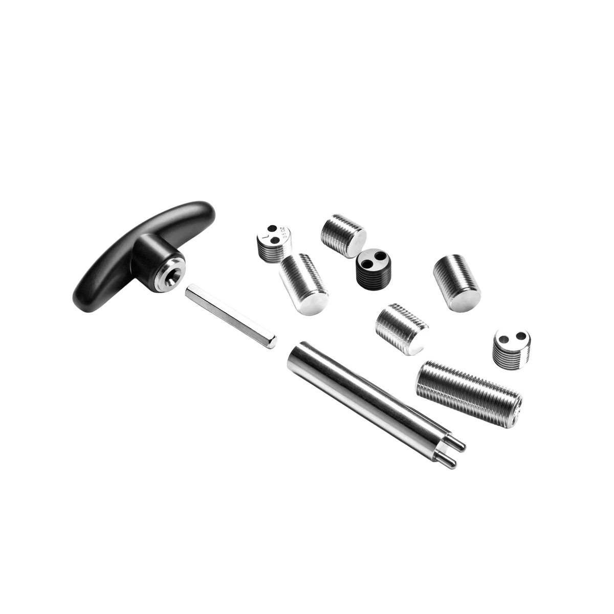 Set Of Metal Tools And Components