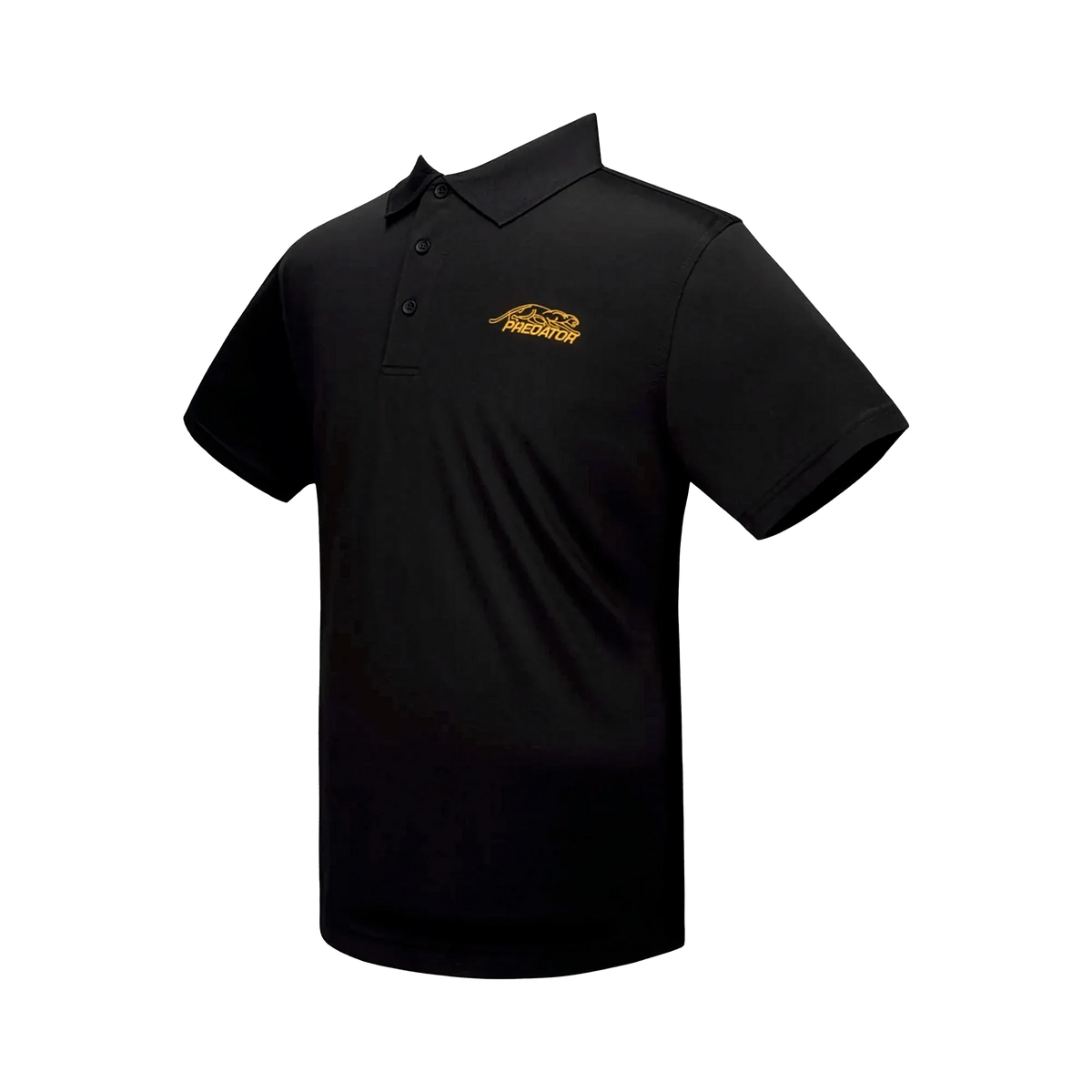 Predator Quick Dry Black Polo Shirt Side