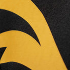 Yellow Predator Cat Head Graphic T-Shirt Closeup