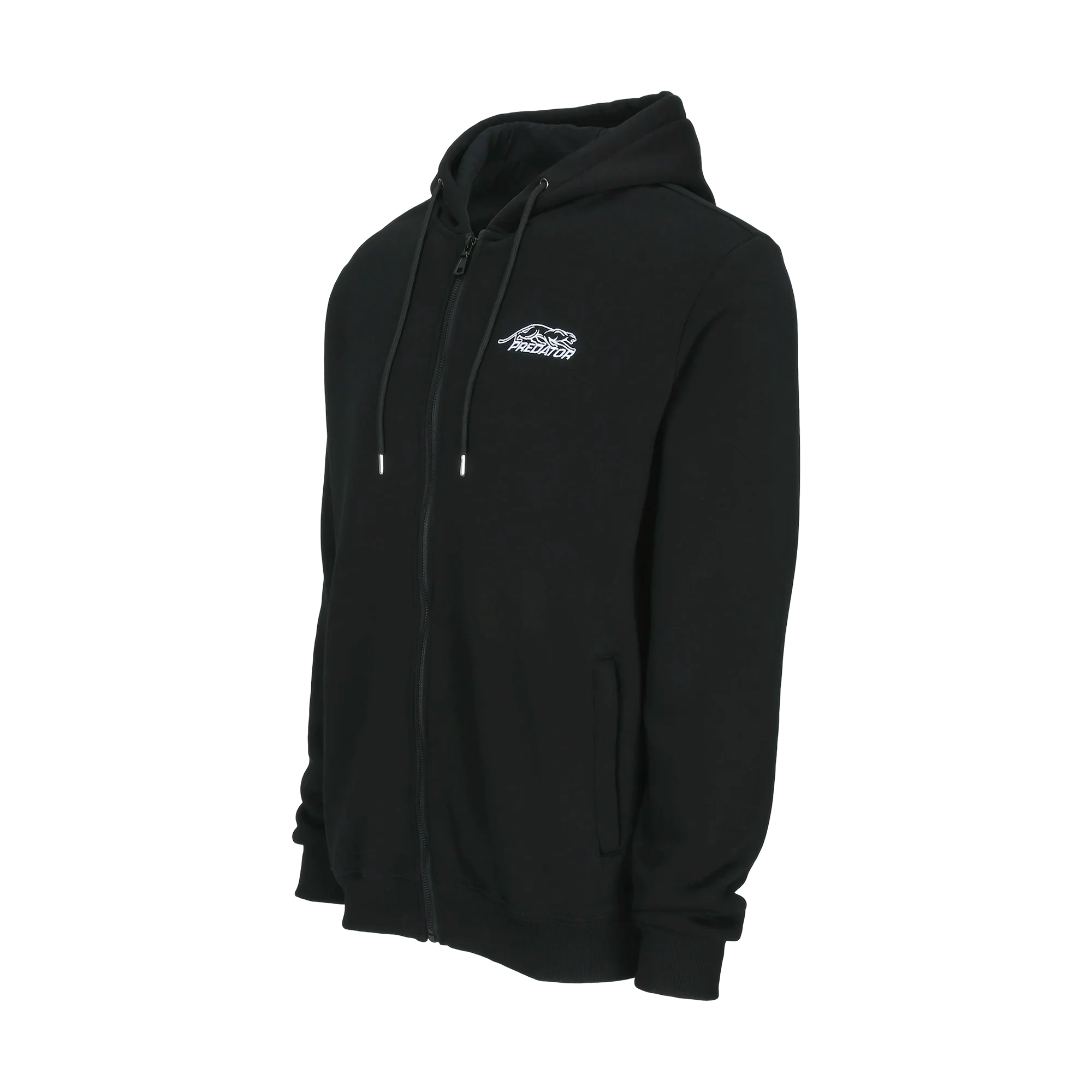 Predator Black Zip Up Hoodie Right