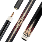 Black and Red Virtuoso Carom Cue
