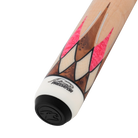 Maple and Pink Virtuoso Carom Cue Butt With Predator Brand Mark