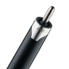 P3 Black Pool Cue Luxe Leather Wrap Uni-Loc Pin