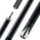 P3 black pool cue luxe leather wrap
