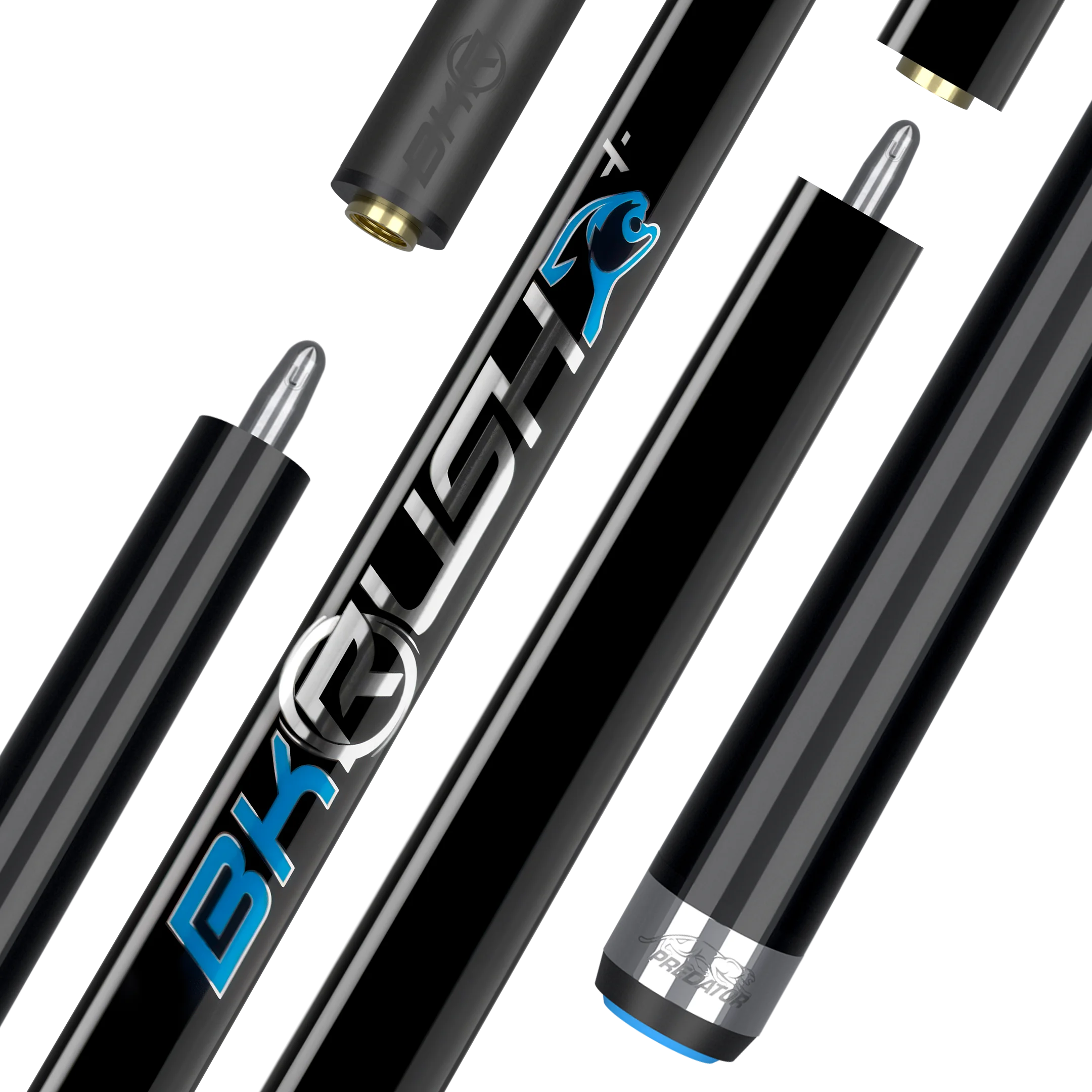 Predator Black BK Rush®+ Jump/Break Cue - No Wrap
