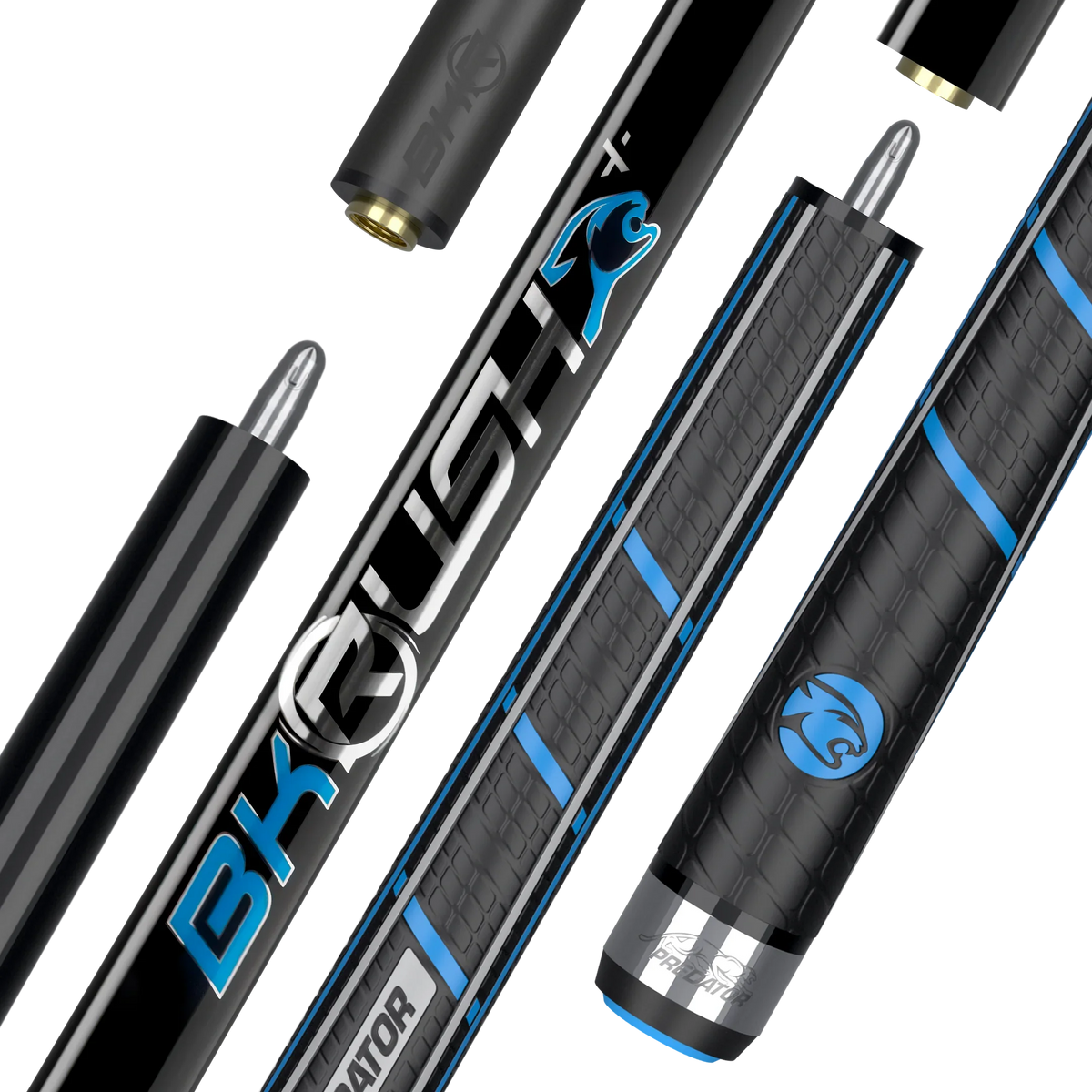 BK Rush+ Black Sport Wrap Professional Jump/Break Cue
