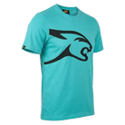 Predator Tshirt Teal and Black Front