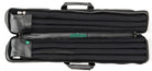 McDermott Soft Pool Cue Case Black 4x8 Opened