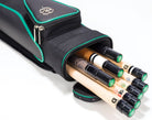 McDermott Sport Hard Pool Cue Case Black/Green 3x5 Open
