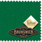 Brunswick Green Billiard Table Cloth Swatch
