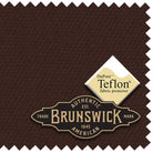Brunswick Chocolate Brown Billiard Table Cloth Swatch