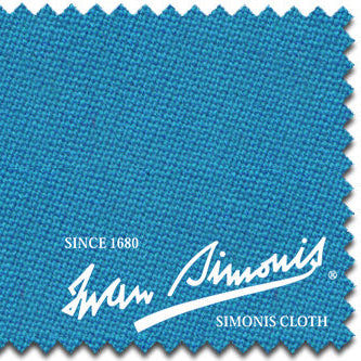 Iwan Simonis Blue Billiard Table Cloth Swatch