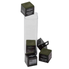 Brunswick Billiard Chalk, Olive, 4 Pieces with Clear Storage Tube and Chalk Holder