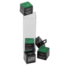 Brunswick Billiard Chalk, Green, 4 Pieces with Clear Storage Tube and Chalk Holder