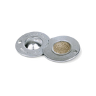 Willard's Two-Piece Cue Tip Shaper and Scuffer in Silver Metal